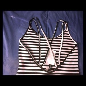 Striped bodycon dress